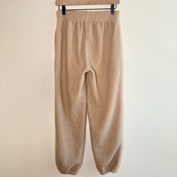 Abercrombie & Fitch Sunday Sherpa Joggers Sesame Size Small - Picture 5 of 8